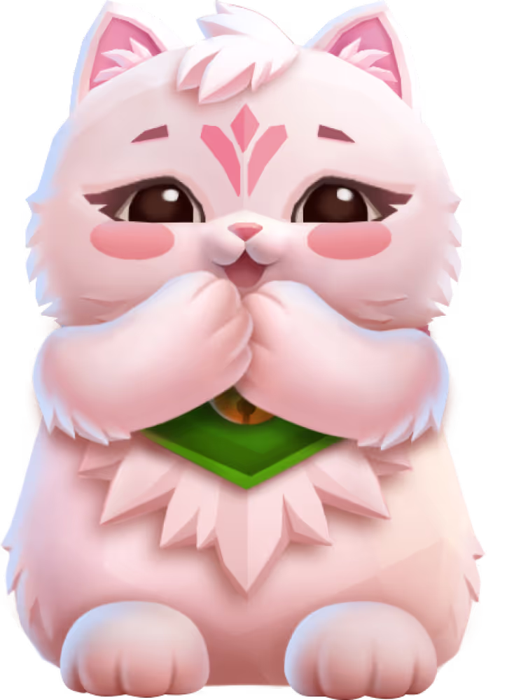 pink cat